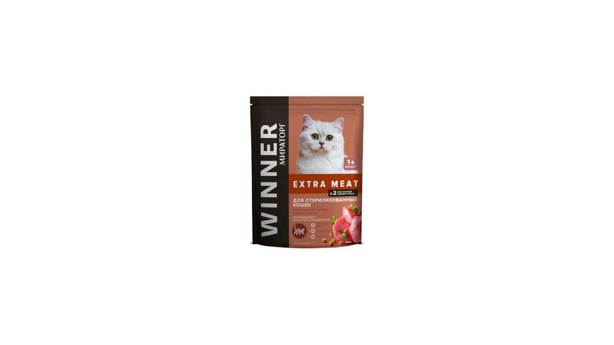 MIRATORG Dry Cat Food (400 g)