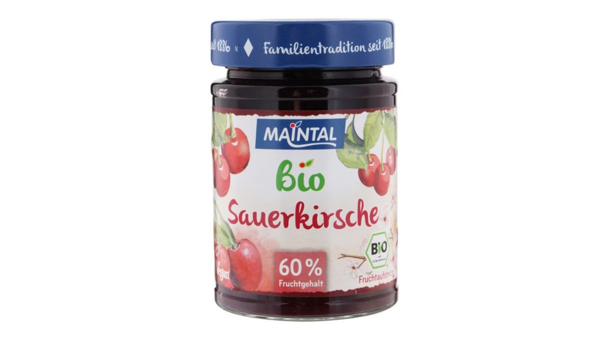 Maintal Organic Jam Cherry Vegan (210 g)