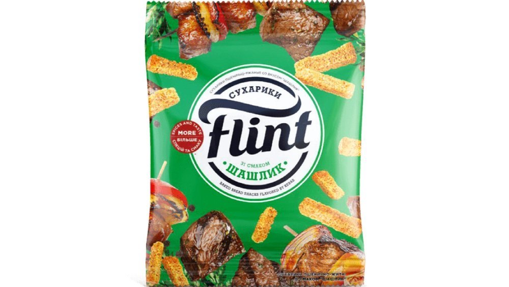 Flint პური ჯოხი მწვადის გემოთი (70 g)