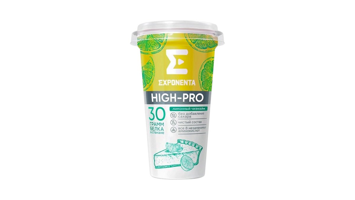 EXPONENTA молоко Lemon Cheesecake (250 g)
