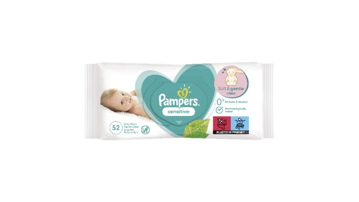Pampers ბავშვის სველი ხელსახოცები სველი ხელსახოცი (52 pcs)