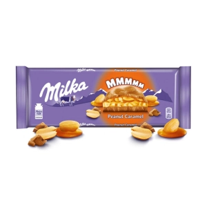 Milka Chocolate Peanut & Caramel Filling (276 g)
