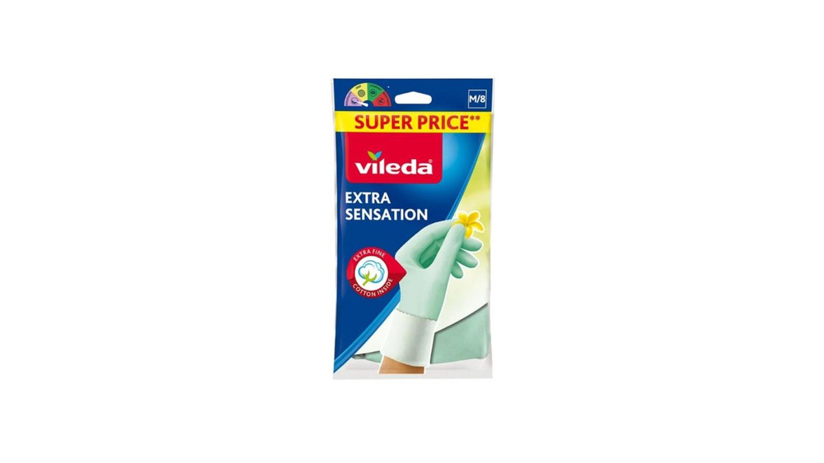 VILEDA Латексная перчатка M size (1 pair)
