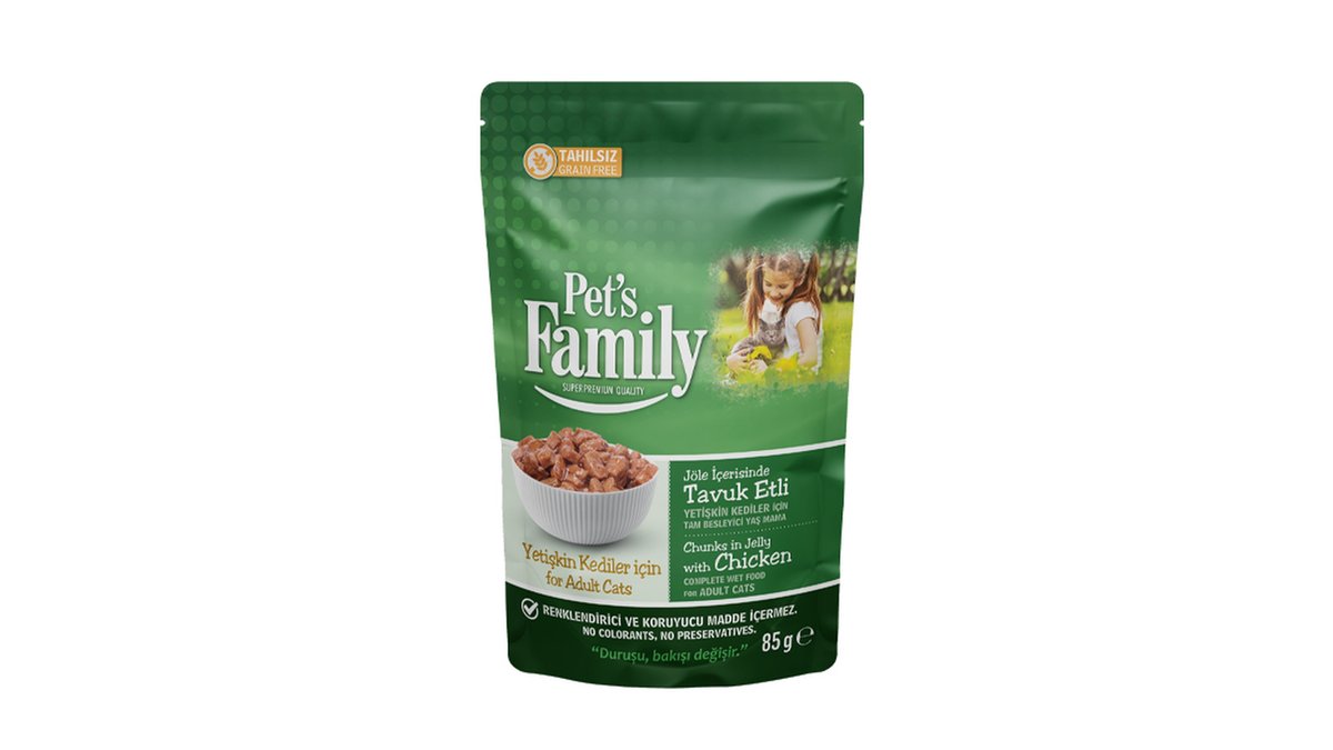 Jelly PetsFamily Pet Food with chicken (85 g)