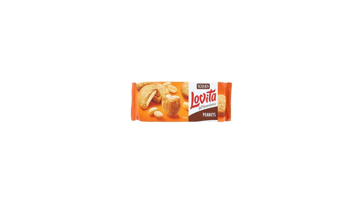 Roshen печенье with peanuts (127 g)