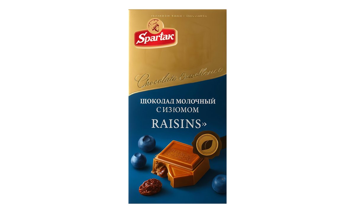 Spartak Chocolate with Raisin