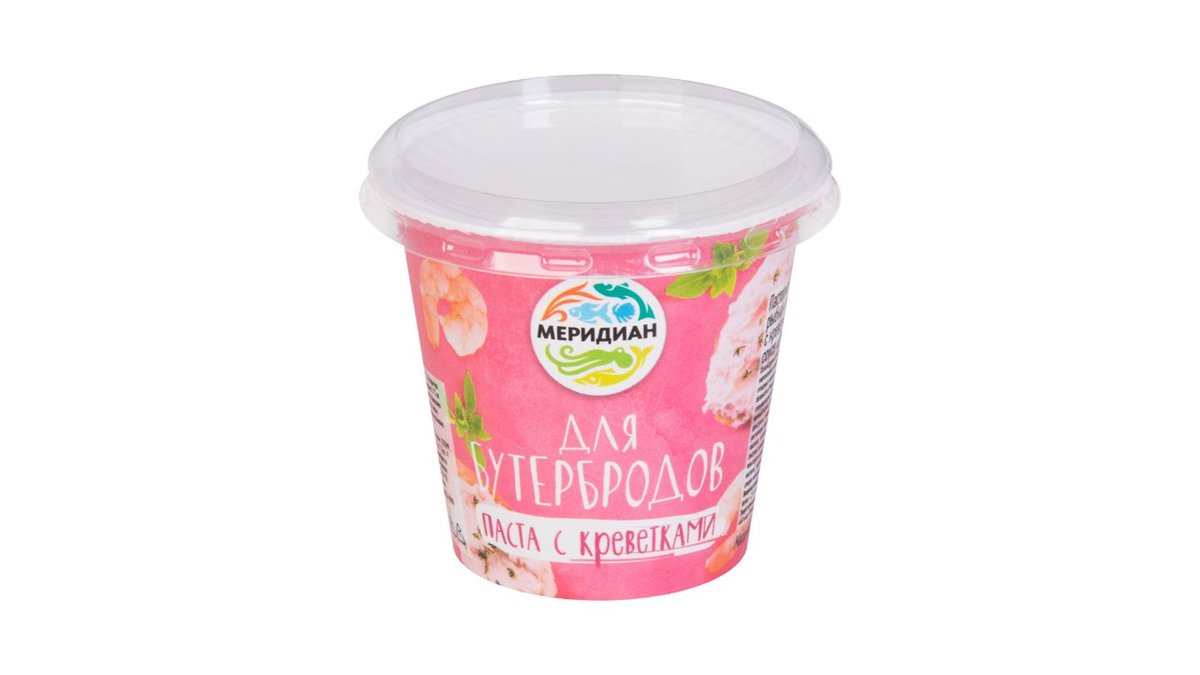 Meridian თევზი with shrimps (140 g)