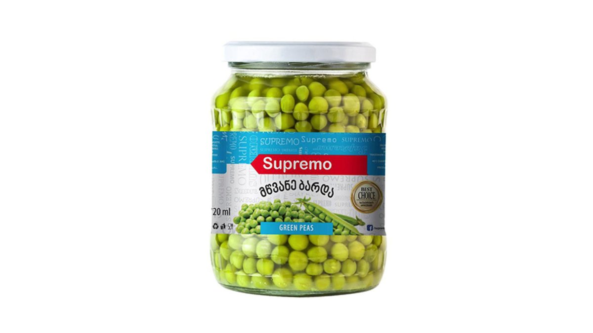 Supremo Canned Peas (720 ml)