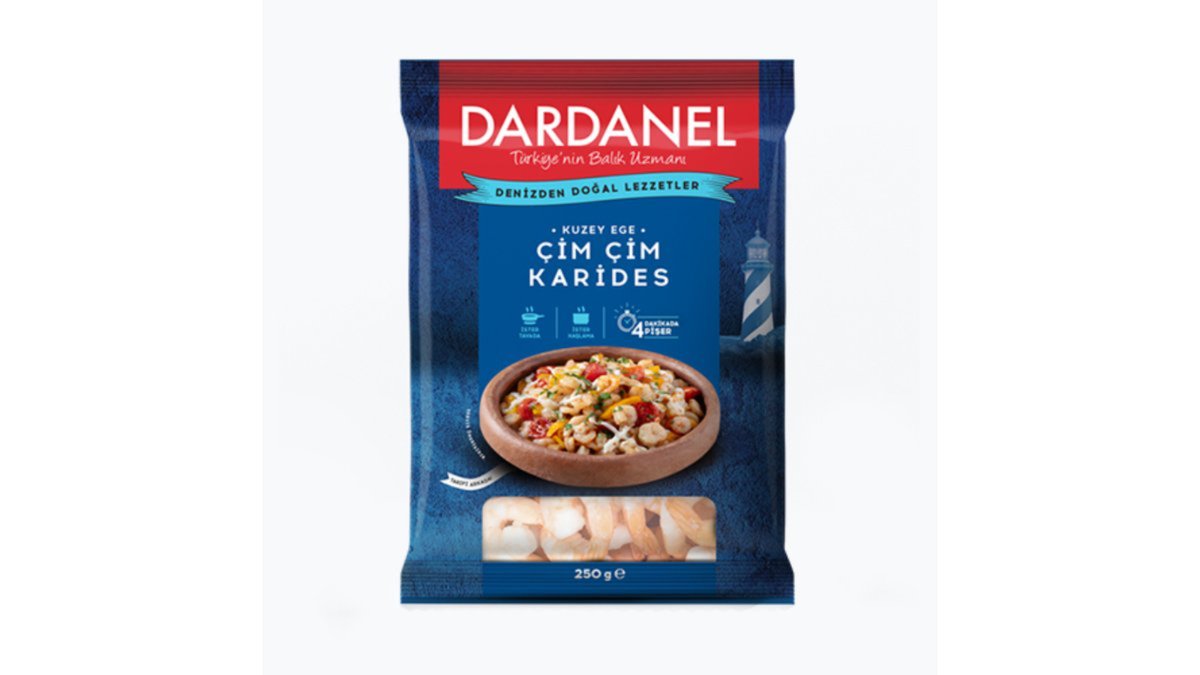 Dardanel Boiled Shrimps Small shrimps (250 g)
