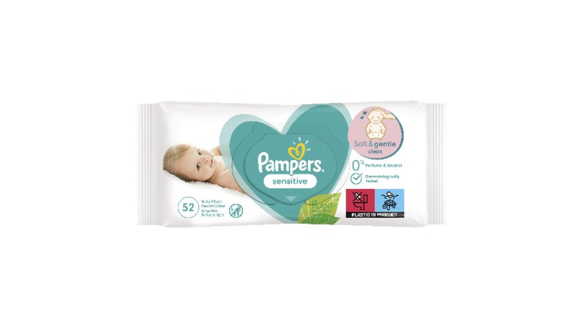 Pampers Children Wet Wipes long (52 pcs)