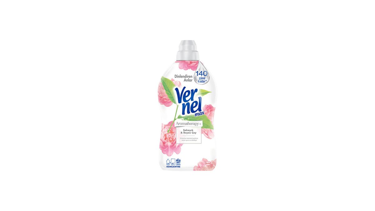 Vernel Fabric Softener Peony White Tea (1440 ml)