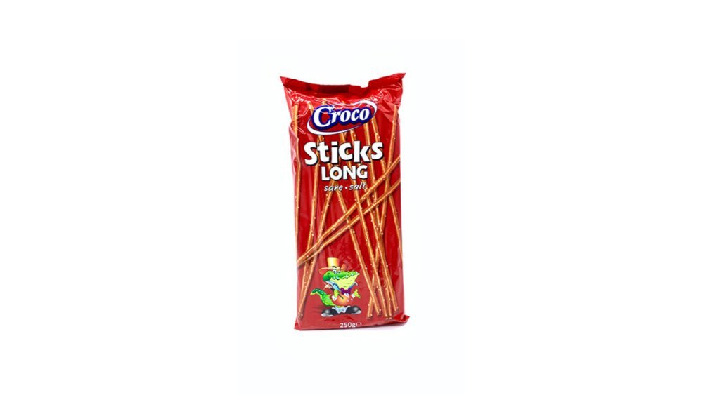Croc კრეკერები long salty stick (250 g)