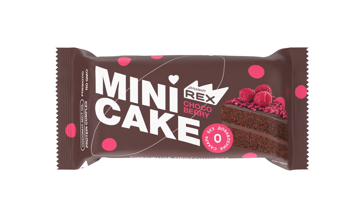 REX Protein Bar Chocolate Cake with Raspberry (40 g)