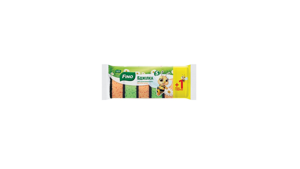 FINO Kitchen Sponge სამზარეულოს (6 pcs)
