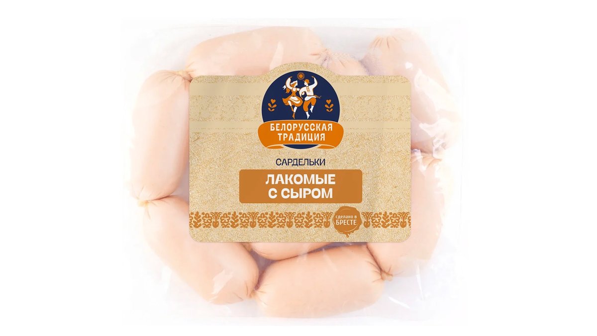 Lacomie Сосиски с сыром with cheese (430 g)
