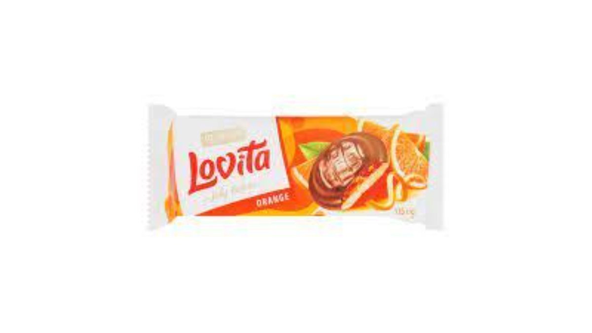 Lovita ქუქიები orange flavor (135 g)