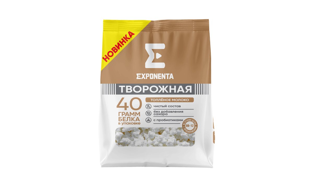 Exponenta Творог შეთბილულის რძის გემოთი (250 g)