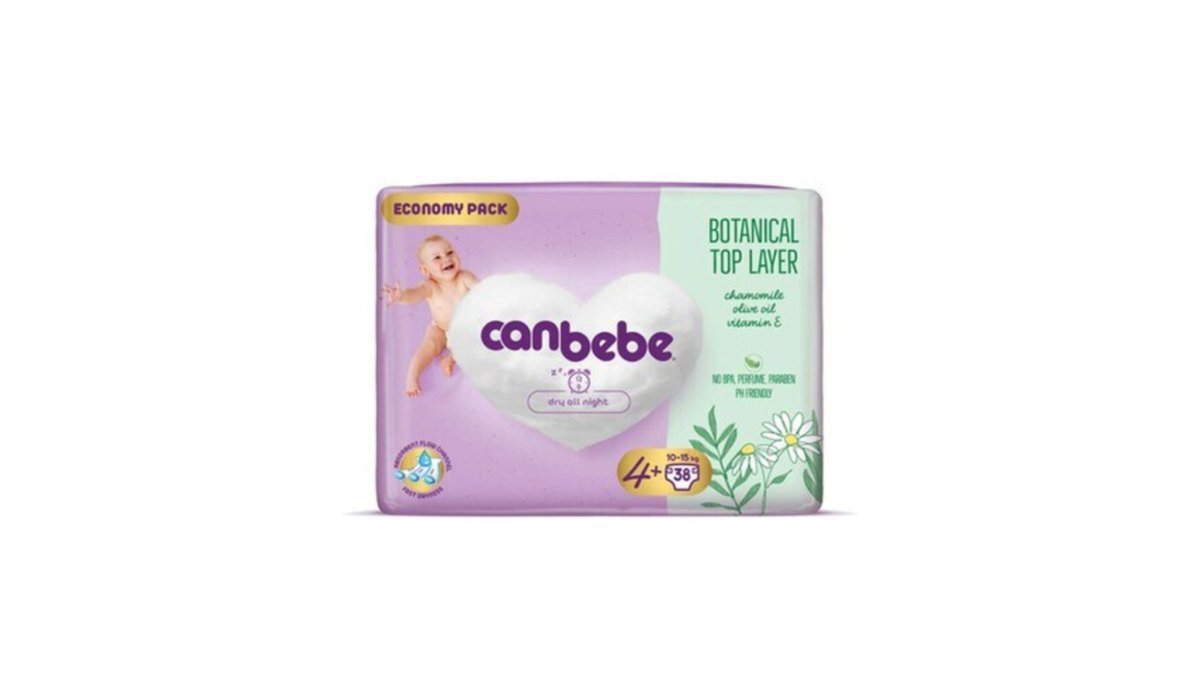 Kanbebe Diapers TOP #4 (38 pcs)