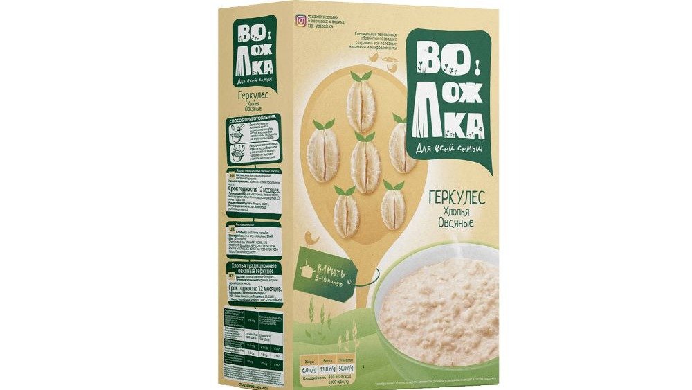 Volozhka მიუსლი oat hercules (400 g)