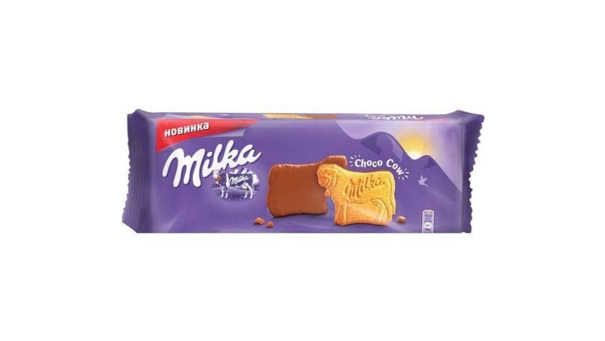 Milka სრული მარცვლების ნამცხვრები რძიანი შოკოლადით (200 gr)