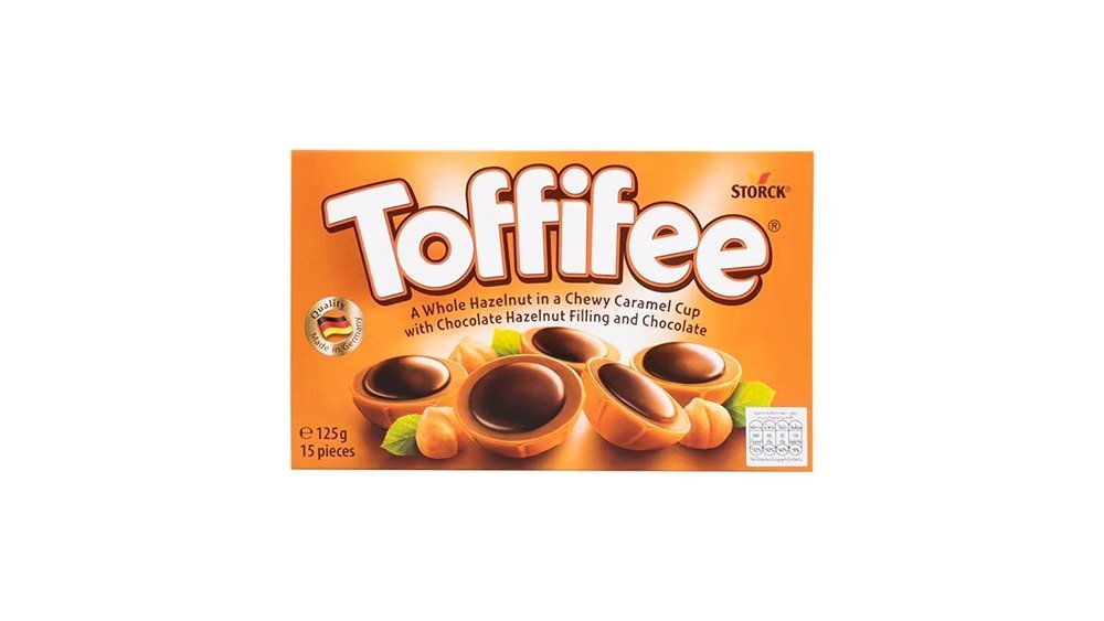 ტოფიფი შოკოლადი caramel with chocolate (125 gr)