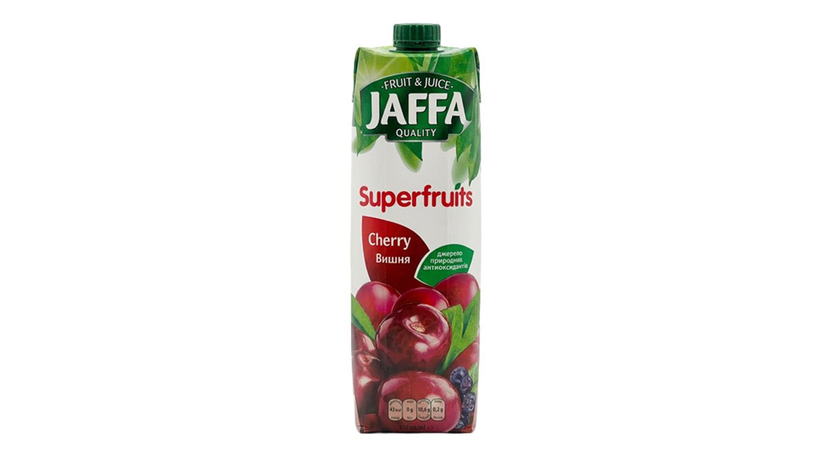 Jaffa Juice ალუბალი-შავი ცირცელი (0.95 l)