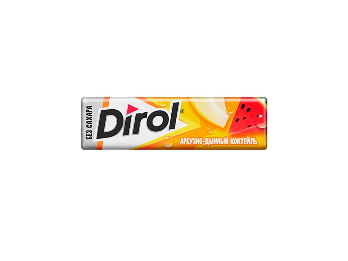 Dirol Chewing Gum Watermelon-Melon Cocktail
