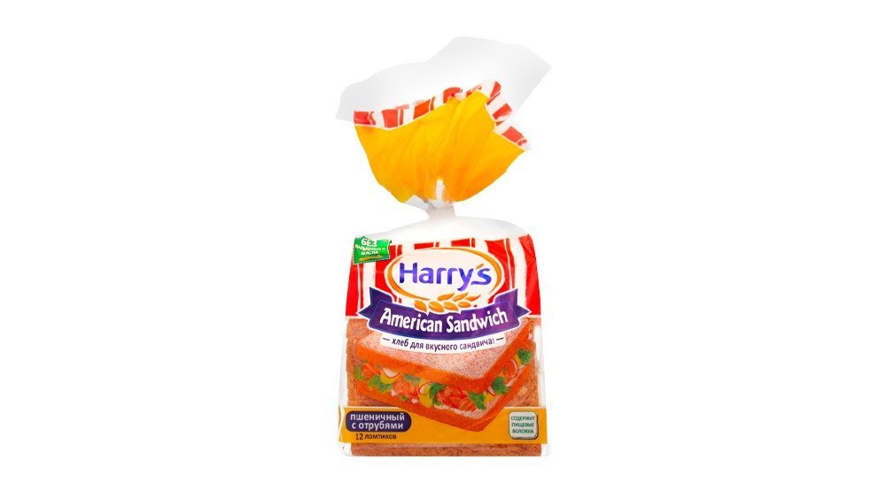 HARRYS Bread Wheat and Bran (515 g)
