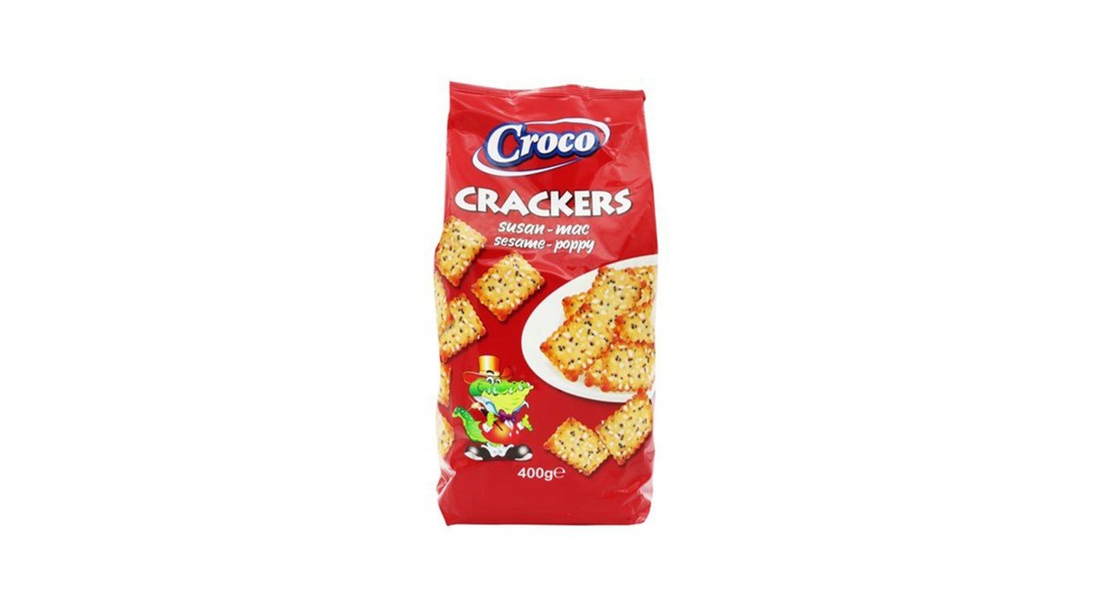 Croco crackers with sesame and poppy seeds (400 g)