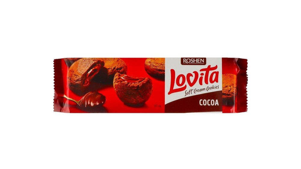 Lovita печенье cream with chocolate (127 g)