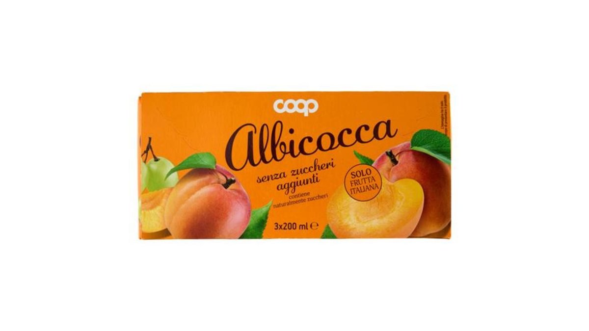 COOP Сок Unsweetened Apricot (200 ml)
