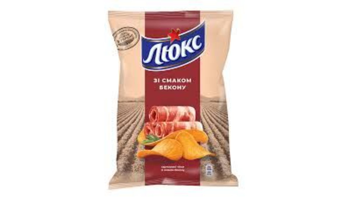 ლუქსი კარტოფილის ჩიფსი bacon (125 g)