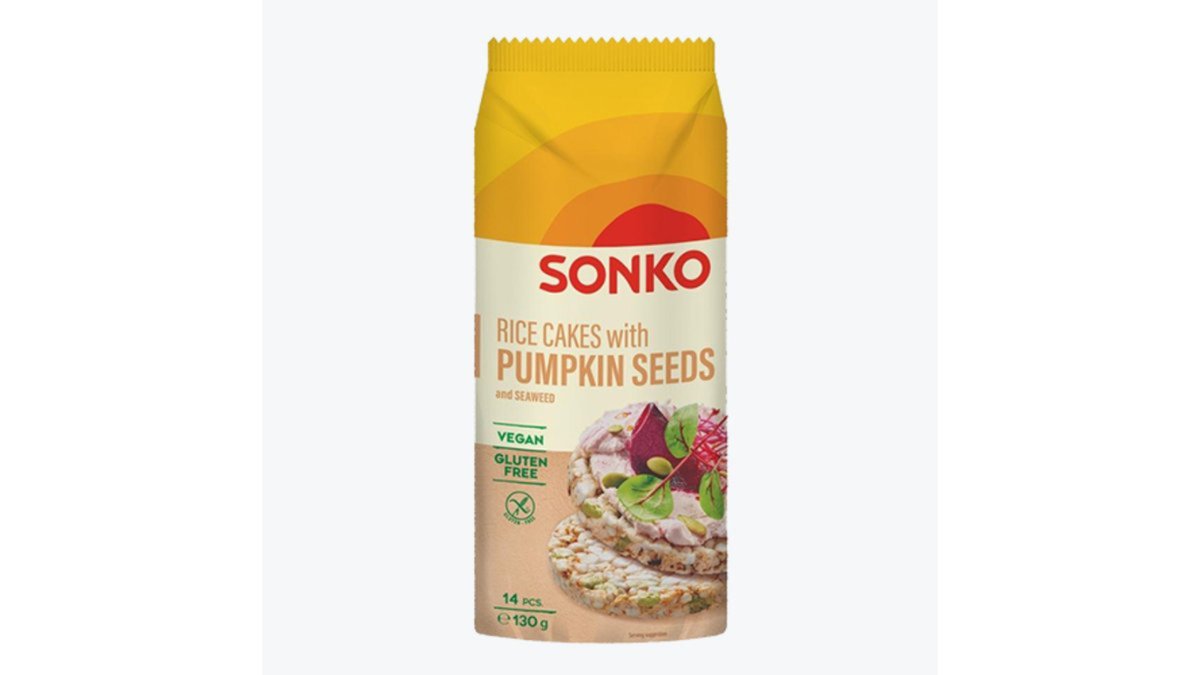 Sonko Rice Crackers with pumpkin seeds gluten-free (130 g)