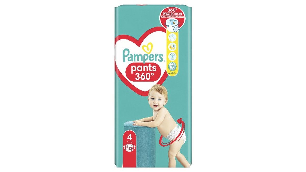 Pampers Diapers Size 4 (52 pcs)