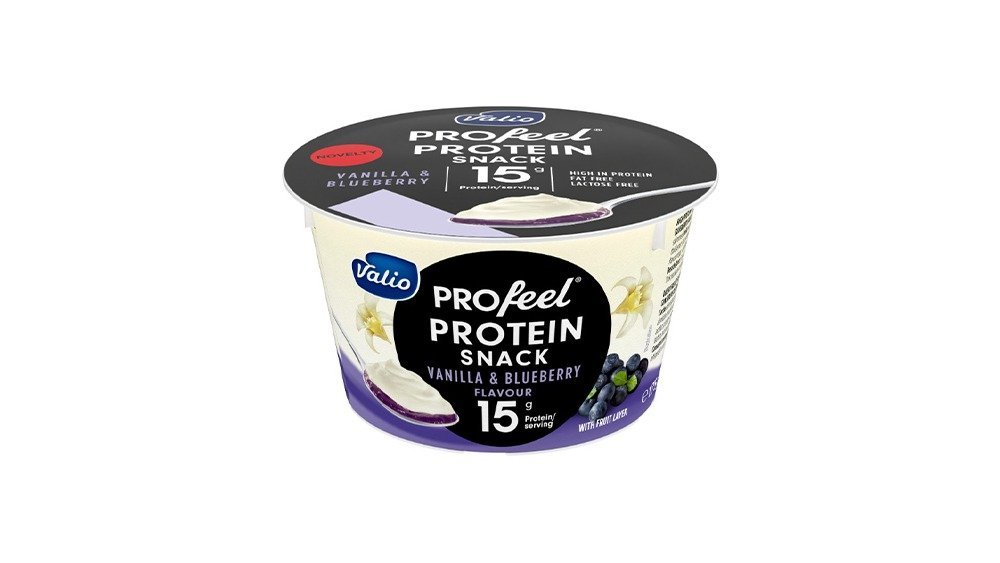 Valio Protein Pudding vanilla and blueberry sugar-free and lactose-free (175 g)