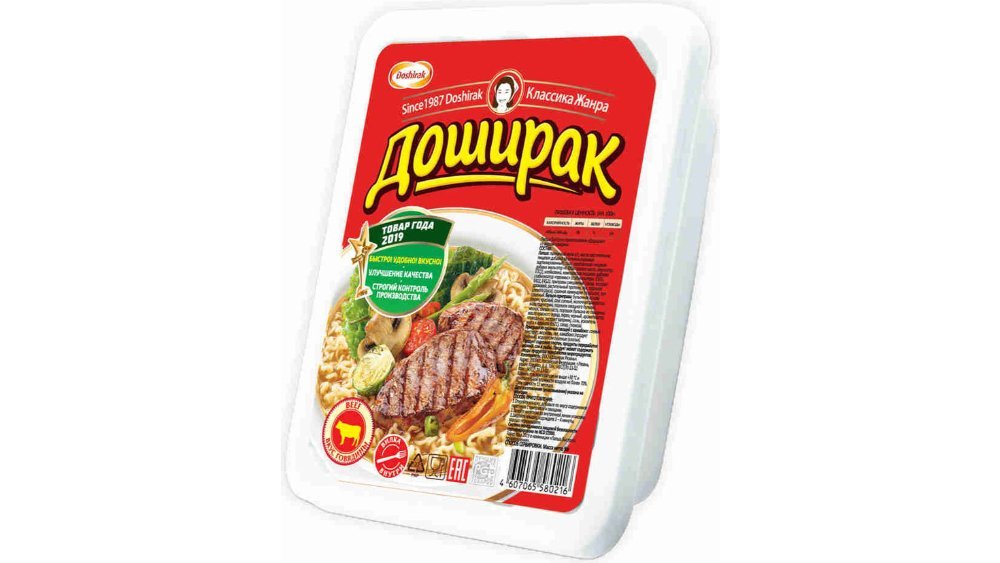 Doshirak soup noodles plate (90 g)