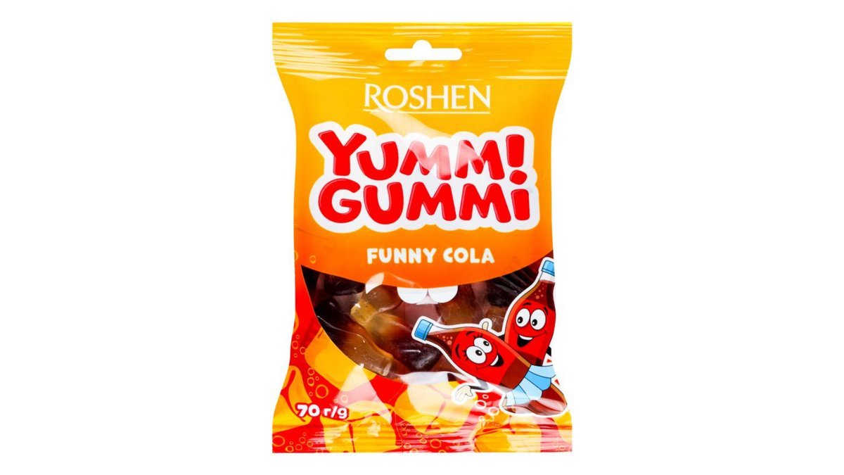 იამმი გამმი Candy Yummy Gummy Fanni Cola (70 g)