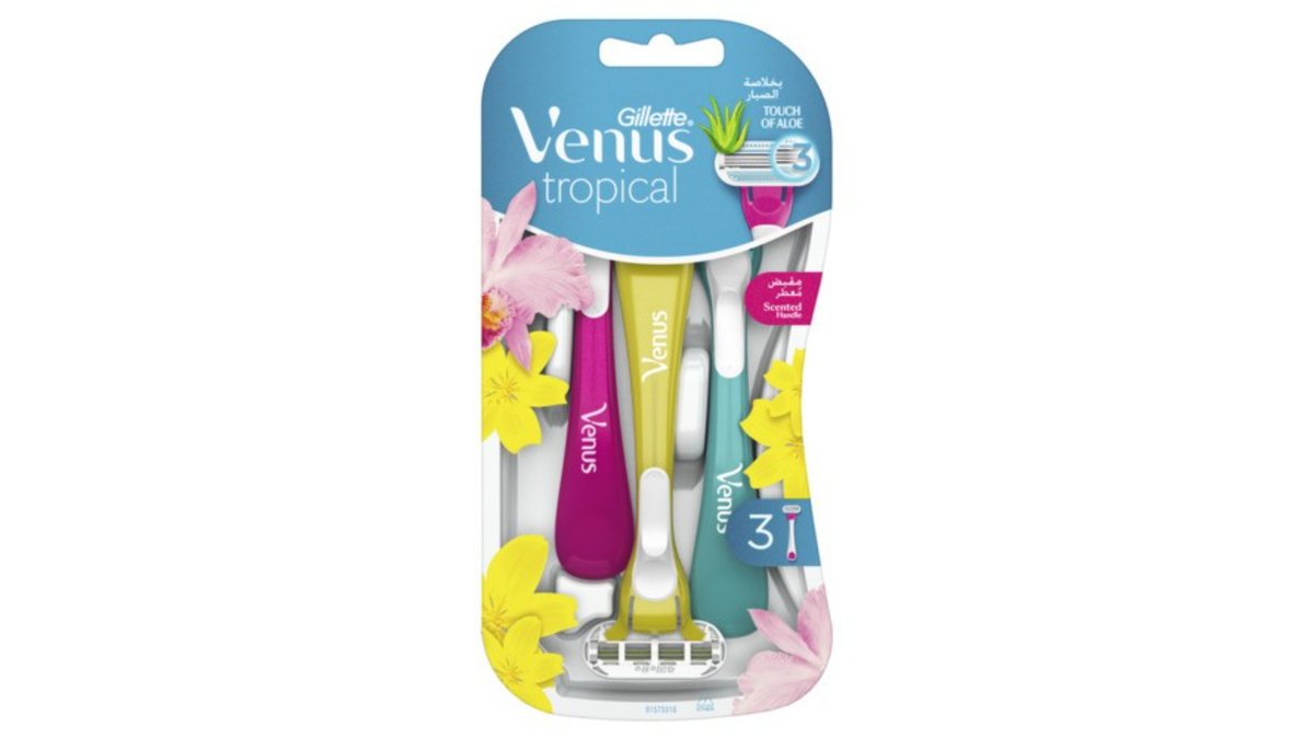 Venus Disposable Razor ტროპიკი (3 pcs)