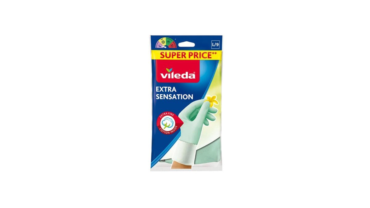 VILEDA Латексная перчатка L size (1 pcs)