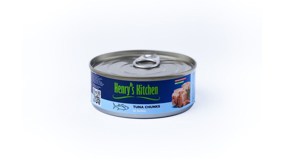 Henry's Kitchen Canned Fish tuna fillet in water (140 g)