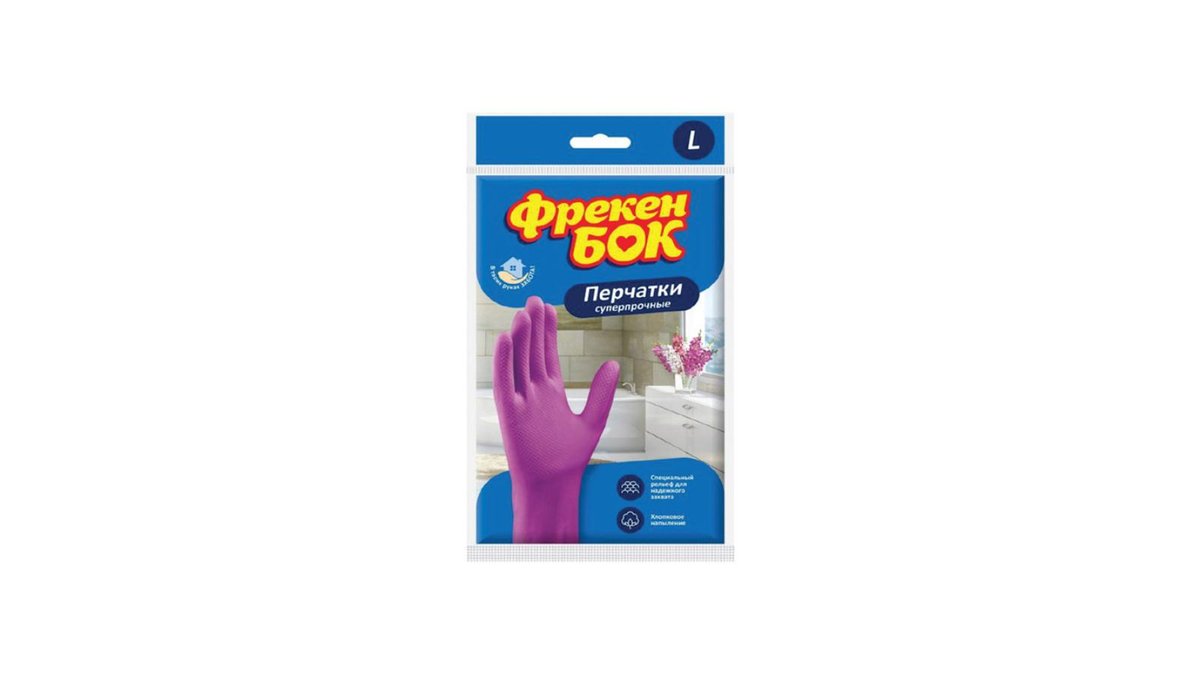 FREKEN BOK Latex Glove L size extra (1 pair)