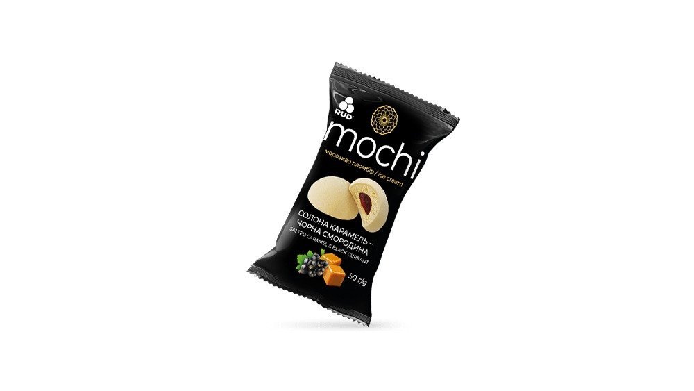Mochi Мороженое caramel and black currant (50 g)
