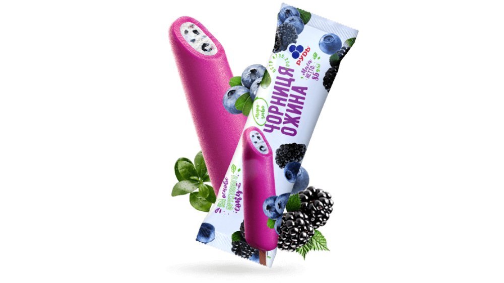 Eskimo Мороженое Blueberry and Blackberry