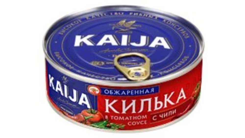 Kaija კონსერვირებული თევზი smoked kilka in tomato