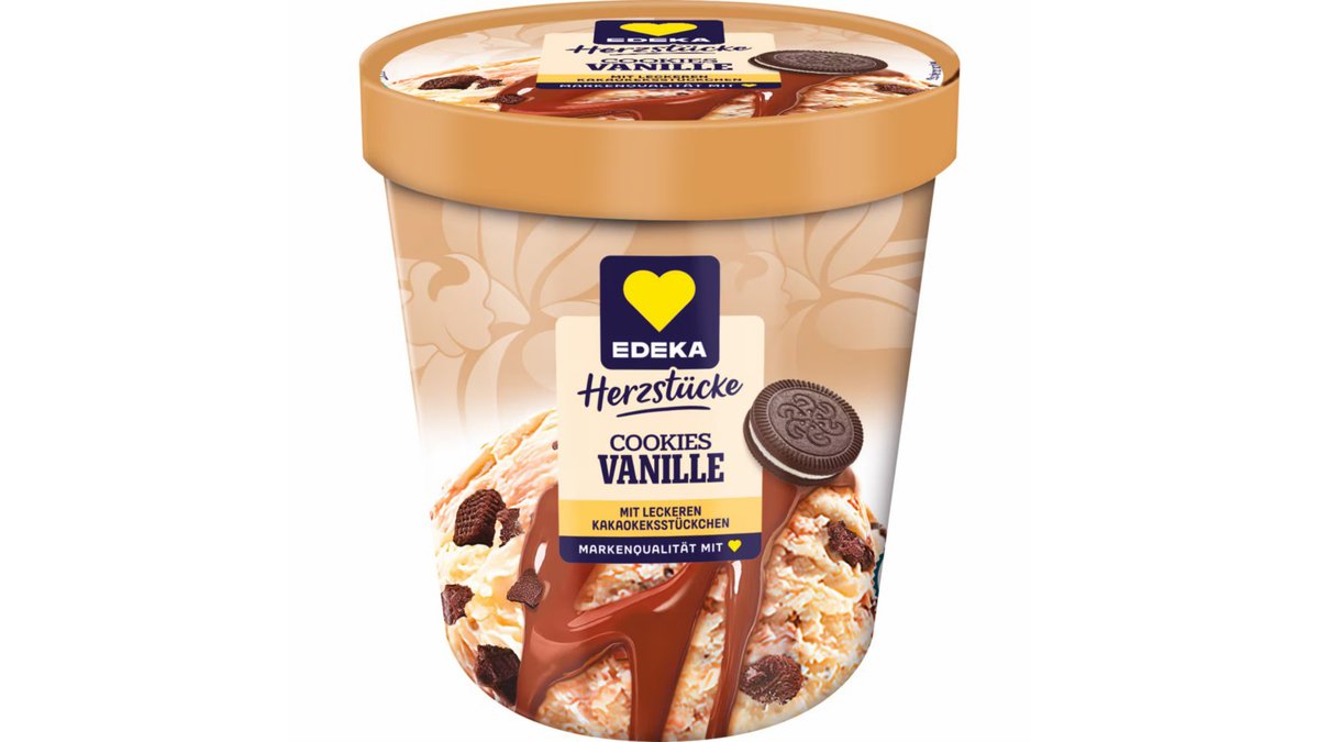 EDEKA Ice Cream mit Keksen