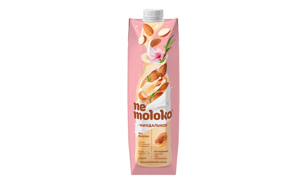 Nemoloko მინდვრის რძე almond