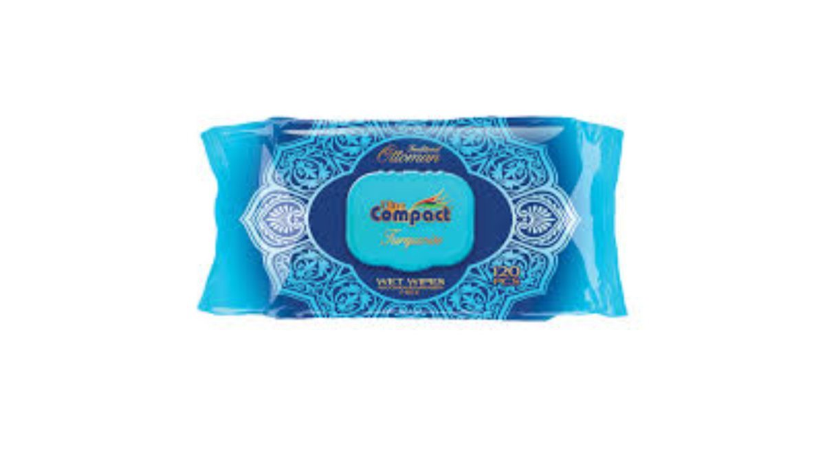 მშვენიერი ხელსახოცი Compact Ottoman Neon (120 pcs)