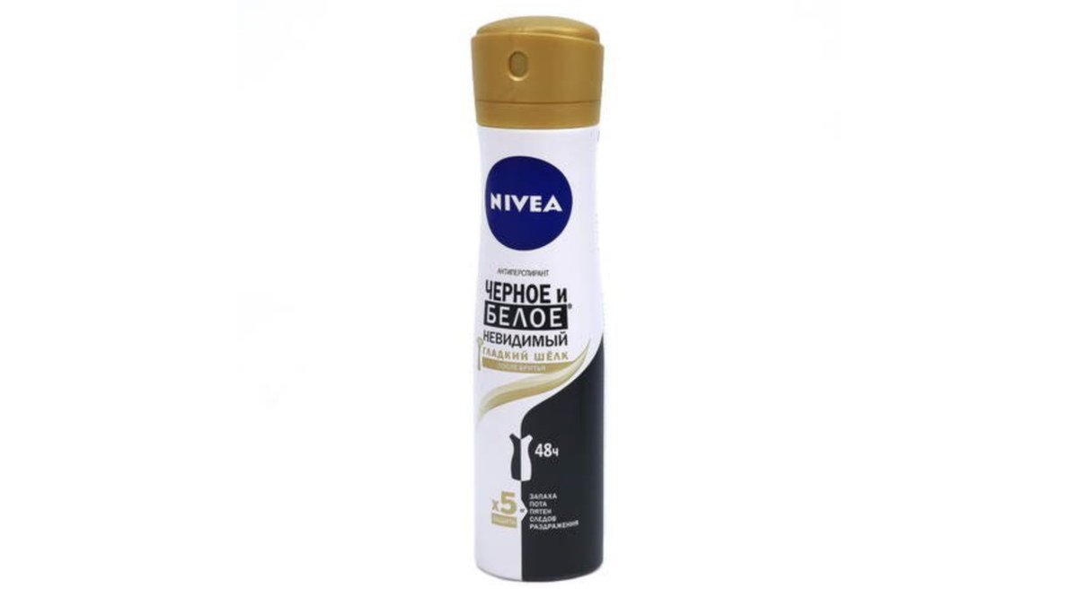 Nivea Antiperspirant Invisible Black&White Woman Smooth Silk (150 ml)