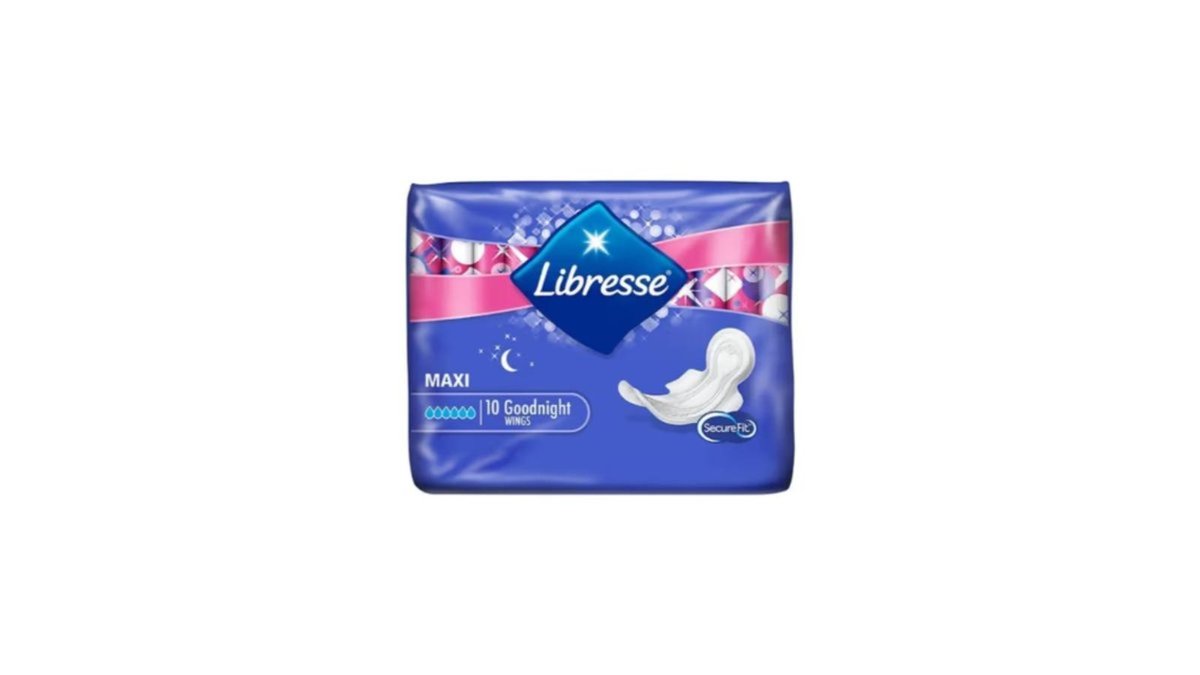 Libres Sanitary Napkin Invisible Max Night (6 pcs)