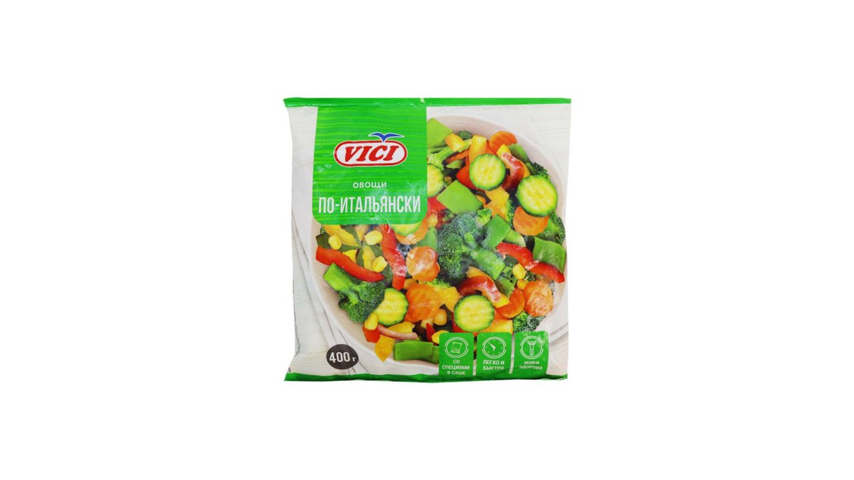 Vichi Frozen Vegetable Dish იტალიური მიქსი (0.4 კგ)